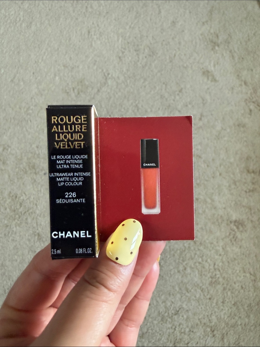 Chanel Liquid Velvet Lipstick Mini 226